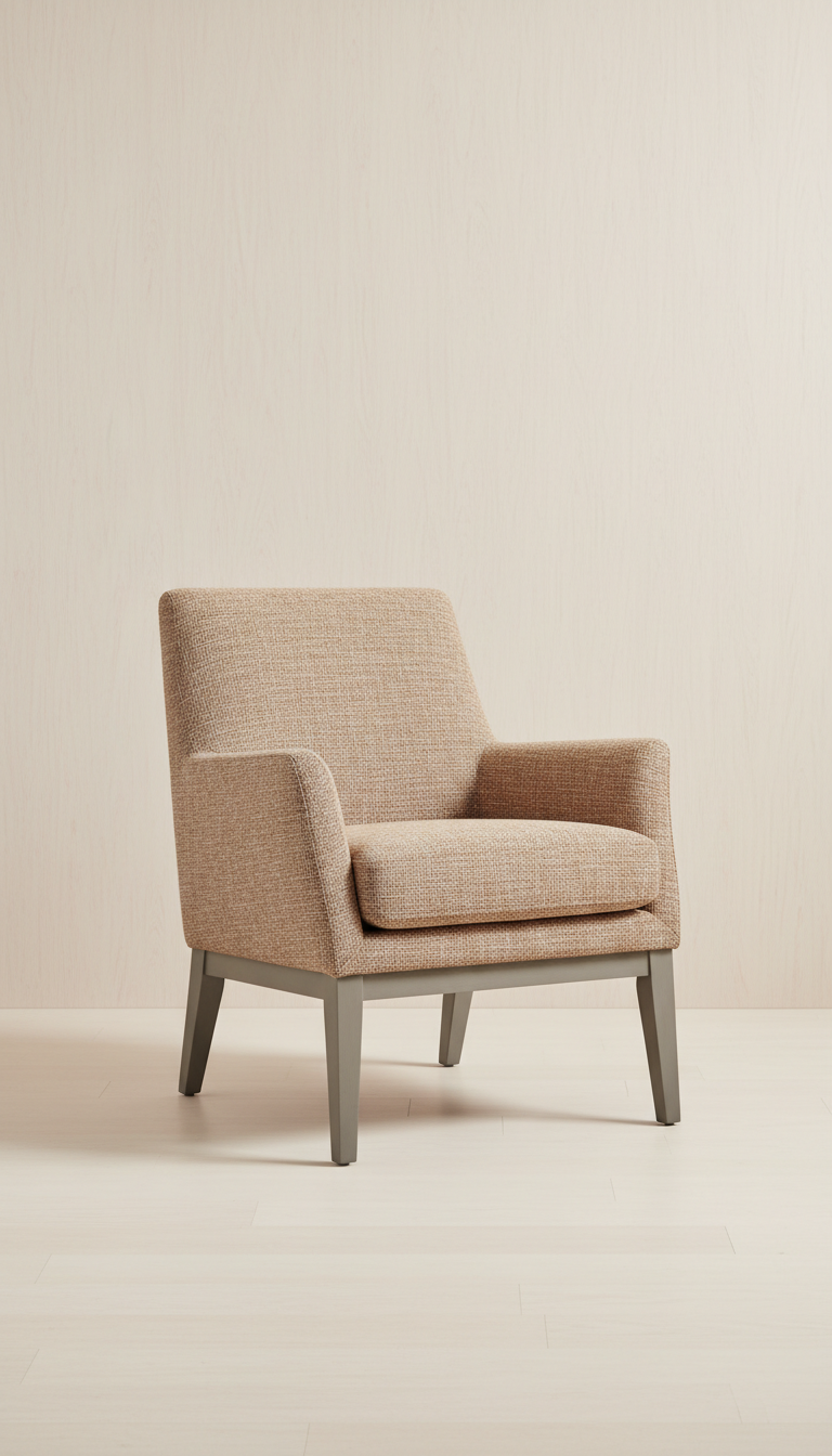 Warm Stone Upholstered Chair